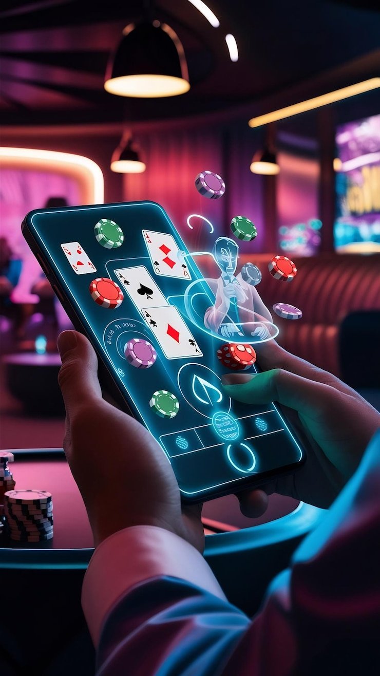 b8vip h5 live-dealer blackjack table on mobile with camera feed and betting controls